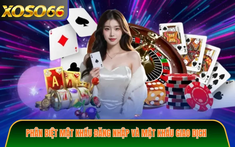 Phân biệt mật khẩu đăng nhập và mật khẩu giao dịch